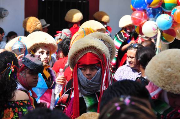 Festa em Chiapa del Corso, no sul do México